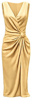 Beige women's dress
